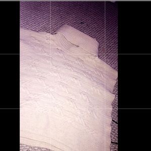 A cream color cardi!